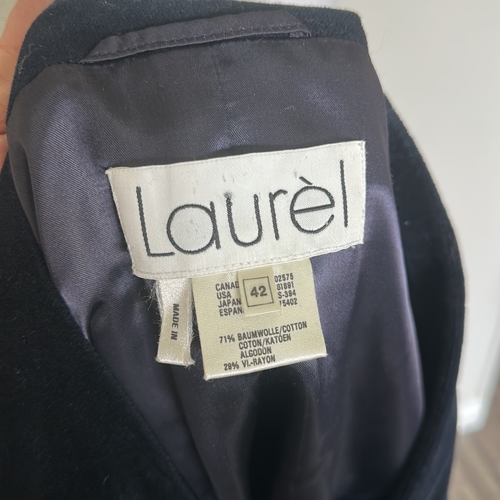 Laurel Velvet Blazer - Size 42/US 12 - Picture 7 of 8